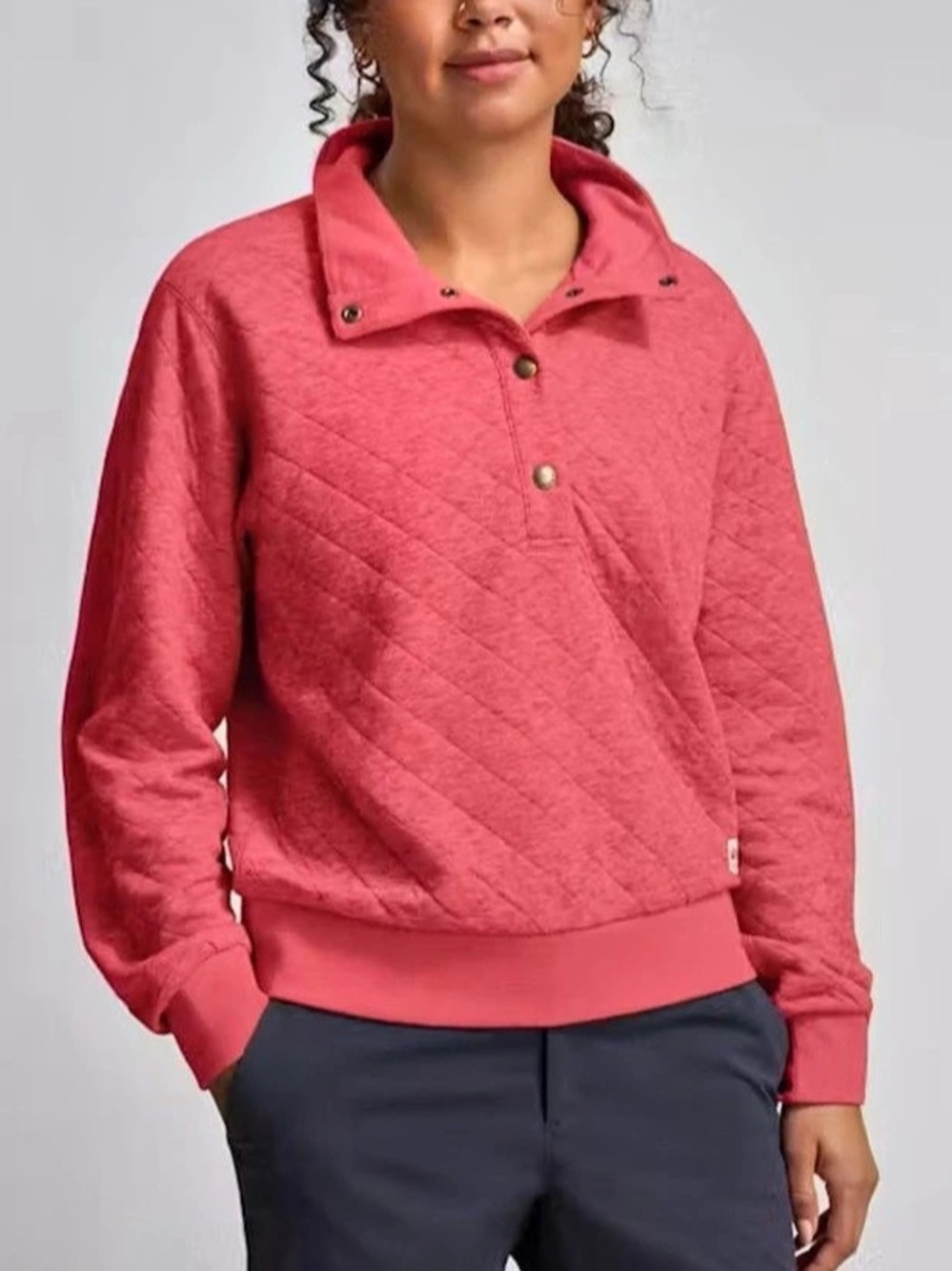 Marmot Women's Galen Quarter Snap Pullover Pink